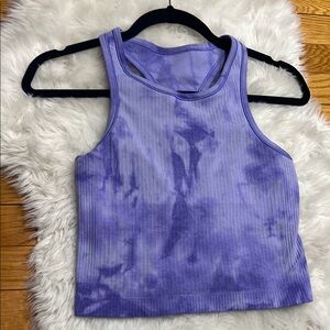 lululemon athletica Lavender Tie-Dye Tank Top